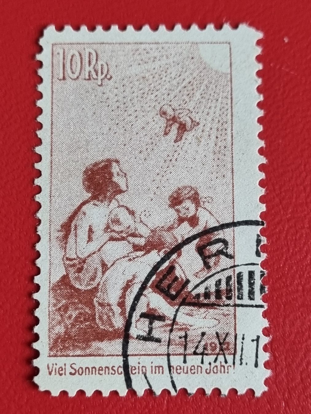 Alle Briefmarken: PJ - VORLÄUFER 1912 STEMPEL: 14.XII.12 KAT.200.- – Gebraucht aus Heimenschwand von rog_p7h9