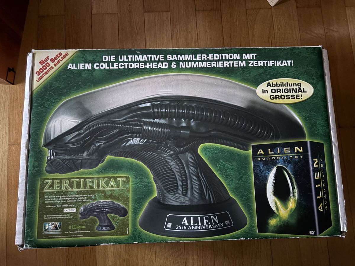 Alle DVDs: Alien Collectors Head mit 9 DVDs – Neu (gemäss Beschreibung) aus Basel von v3t_z9gg 1