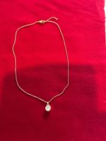 Modeschmuck Halskette mit Anhänger goldfarben