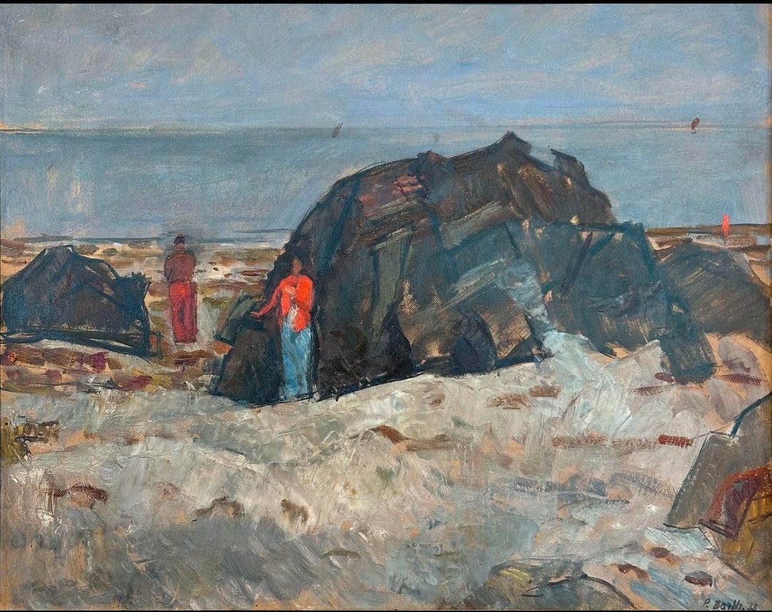Gemälde: Paul Basilius Barth (1881-1955) / Gemälde – Gebraucht aus Latsch von Enzianrose 1