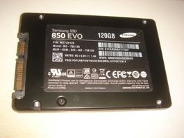 1 stück 120gb ssd. Samsung 850 EVO. nur 3 stunde