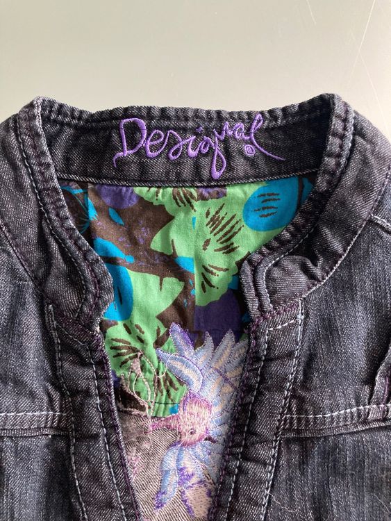 Tunique Femme DESIGUAL - Taille 42 - Couleur Noire - Occasion Très Peu Portée