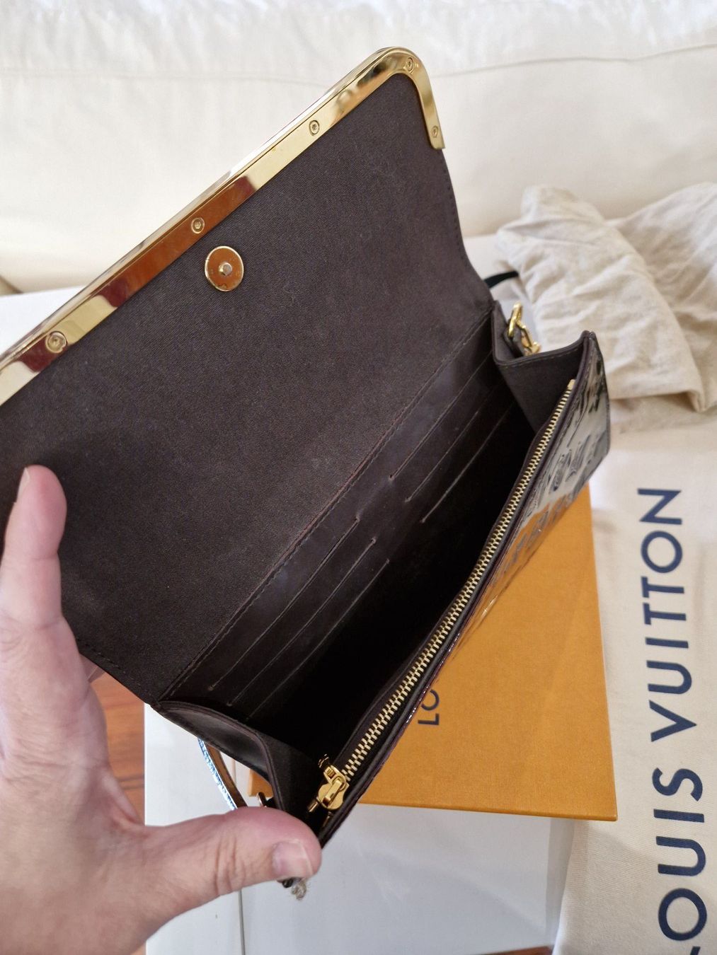Louis Vuitton Taschen für Damen: Pochette lv amarante – Gebraucht aus Corteglia von ila_kz6b 5