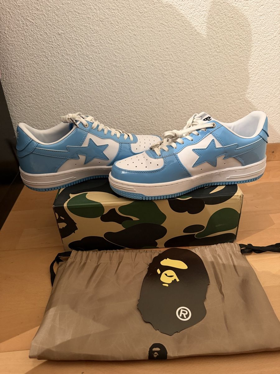 Bape Scarpe da uomo: Bape Sta weiss blau g 45  – Nuovo (secondo la descrizione) da Belp venduto da B7L0 5