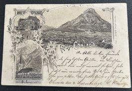 Gruss aus Ennenda Litho 