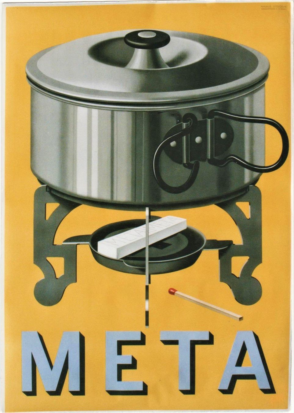 Foto & Immagini: META BRENNSTAB FELDKOCHER 1941 - Original Plakat – Usato da Blonay venduto da postercollection