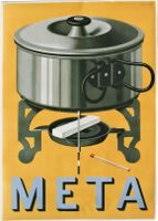 META BRENNSTAB FELDKOCHER 1941 - Original Plakat