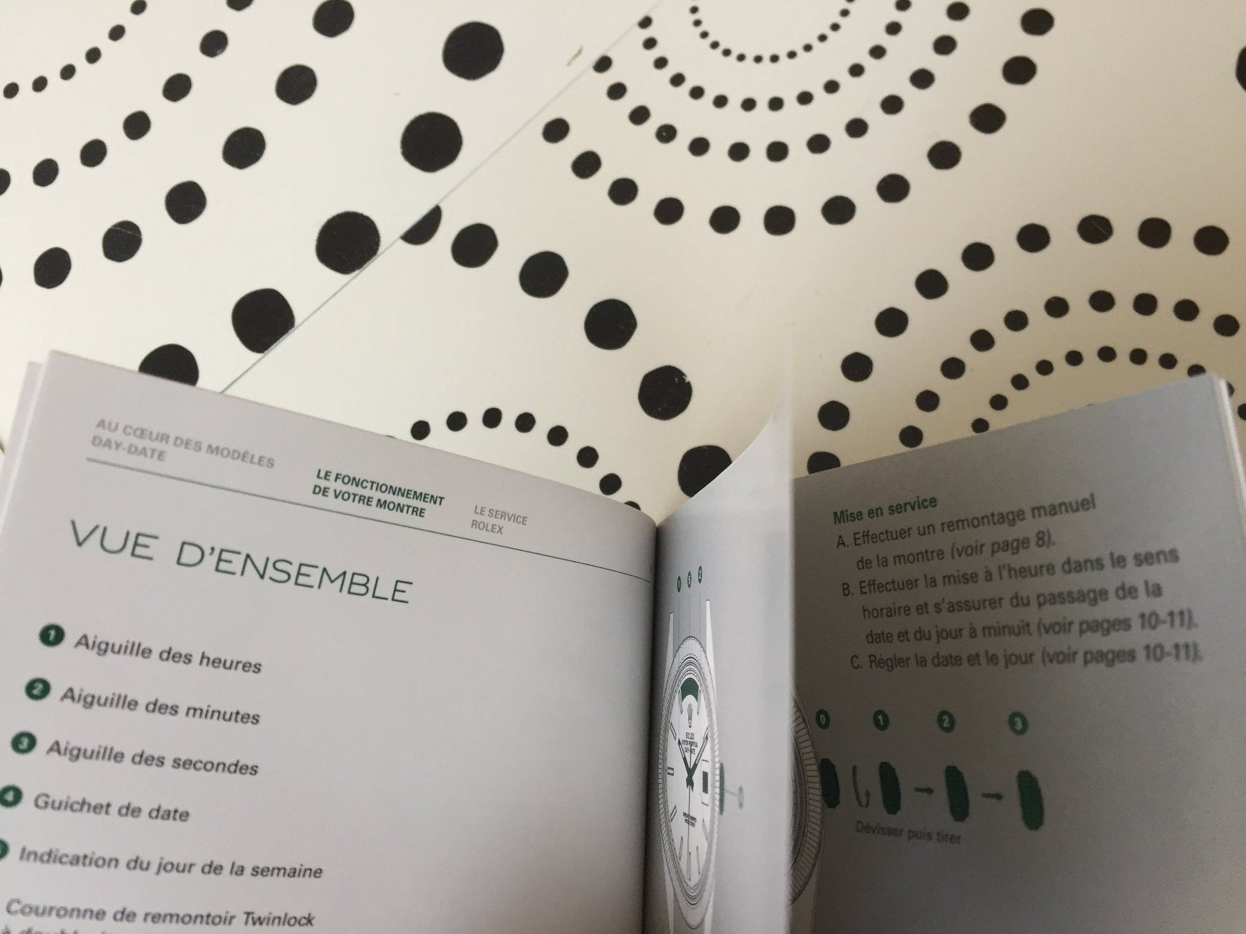 Documenti: ROLEX DAY-DATE - OPERATING INSTRUCTIONS - FOR WATCH - FR !!! – Nuovo (secondo la descrizione) da Epalinges venduto da dream-watch 3
