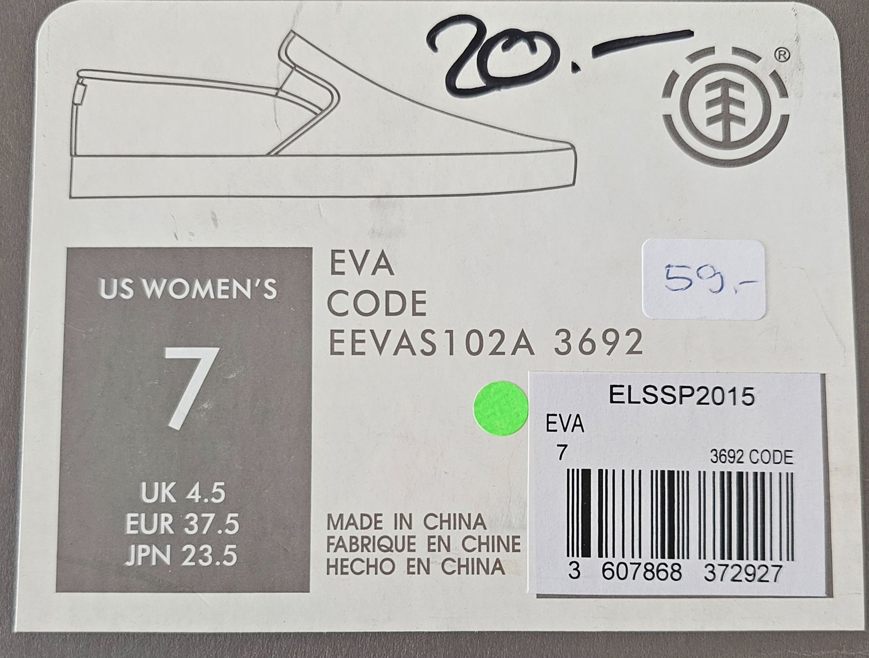 Element Scarpe da donna: Neue Element Schuhe Slipper, Gr. 37,5 – Nuovo e nell'imballaggio originale da Basel venduto da Mazzo84 6