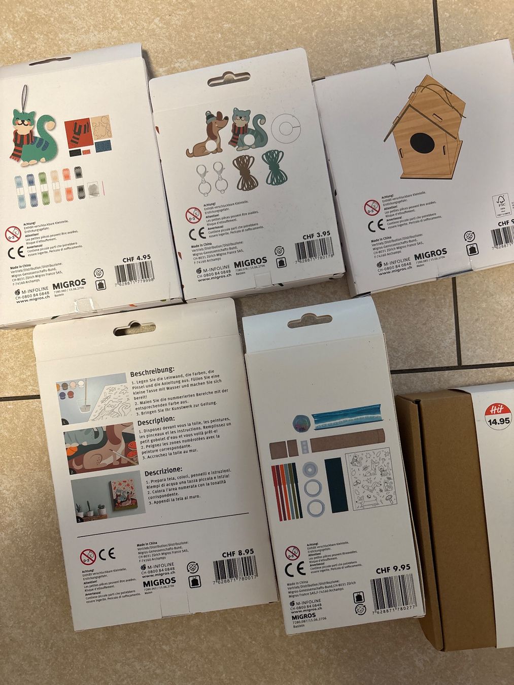 Bastelsets: Migros Bastelset Konvolut – Neu (gemäss Beschreibung) aus Bülach von ter_6jf8 1