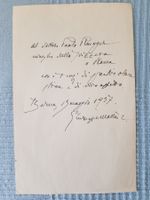 Giuseppe Motta, Bundesrat, Original-Autogramm, Airolo TI