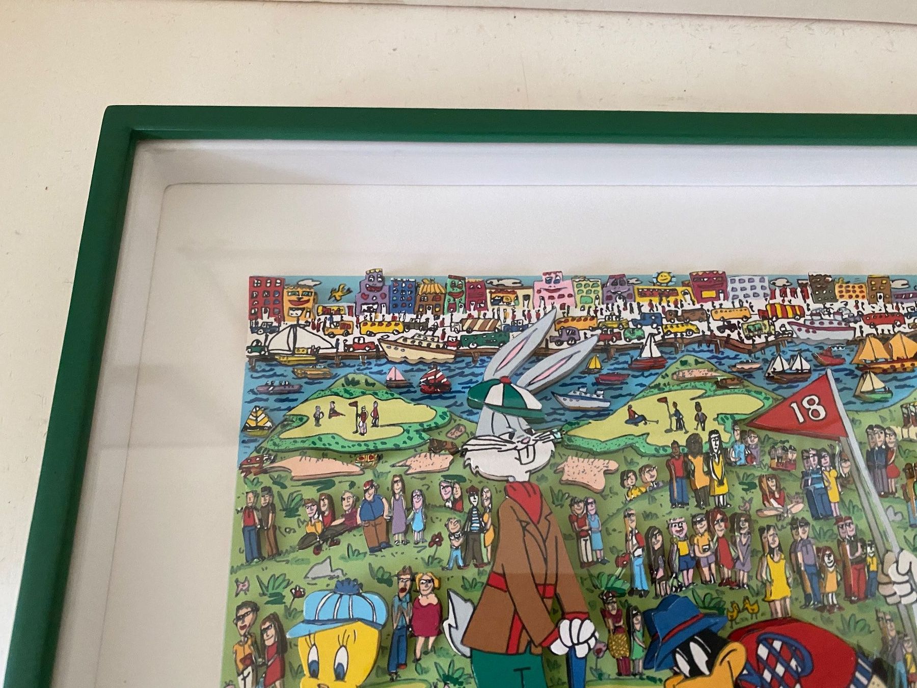 Grafica & Litografie: James Rizzi 3D, The 18th Hole, handsigniert nummeriert 1993 – Usato da Affoltern am Albis venduto da Birdy8910 6