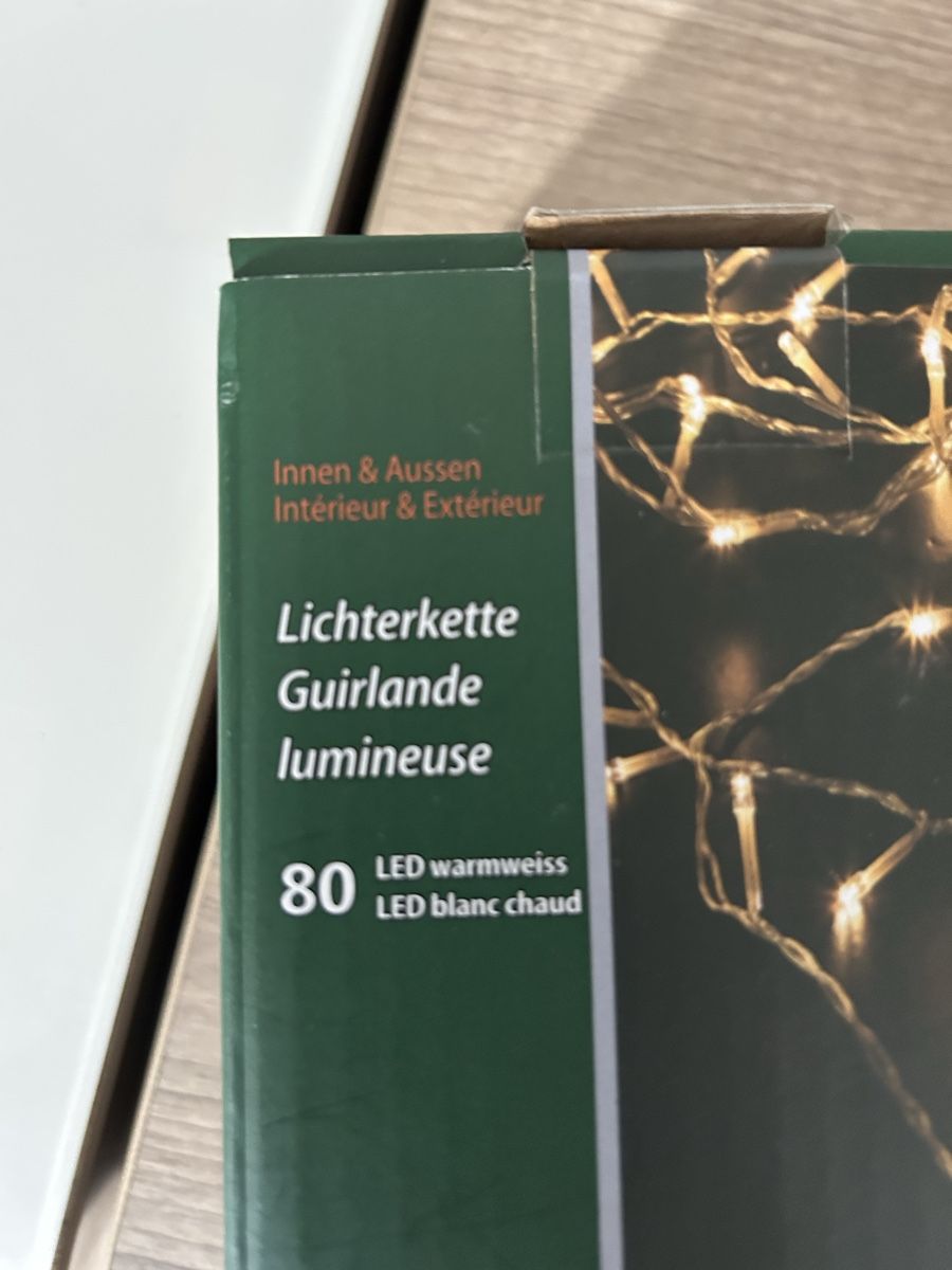 Ghirlande e barre luminose: Lichterkette Weihnachten – Nuovo e nell'imballaggio originale da Obergösgen venduto da Andre118 1