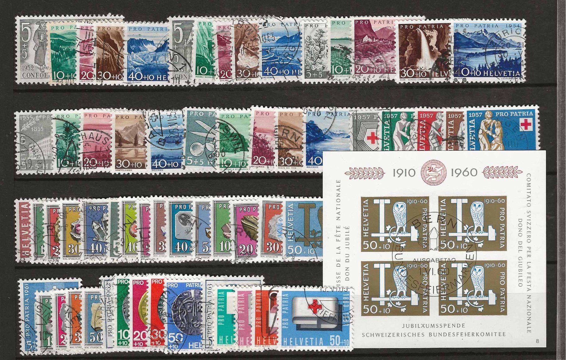 Tutti i francobolli: PP038 - Pro Patria 1938-1963 obl. – Usato da Trélex venduto da Phil_Albert 1