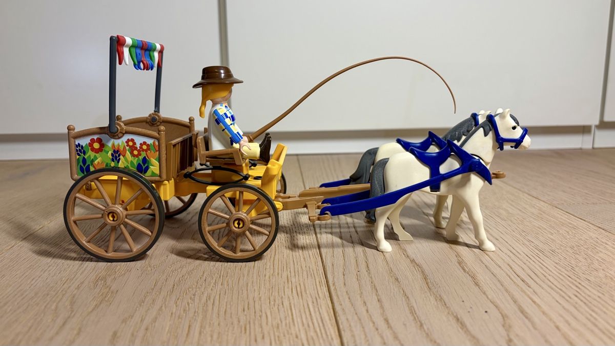 Playmobil Giocattoli: Playmobil - Pferdeset mit Kutschen – Usato da Untereggen venduto da dan_whq6 1