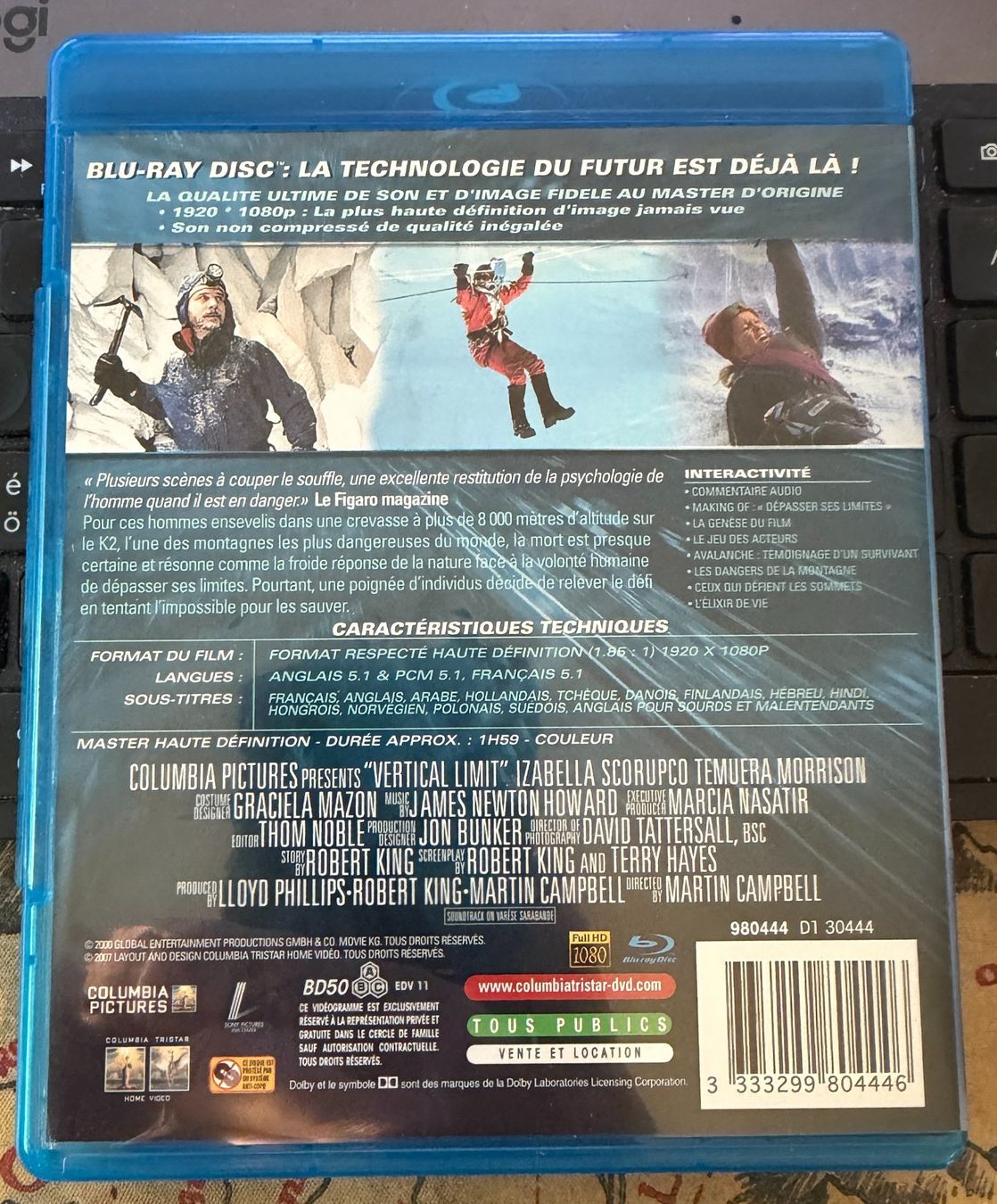 Alle DVDs: Vertical Limit (2000) - Blu-ray – Gebraucht aus Semsales von __Florian__ 2