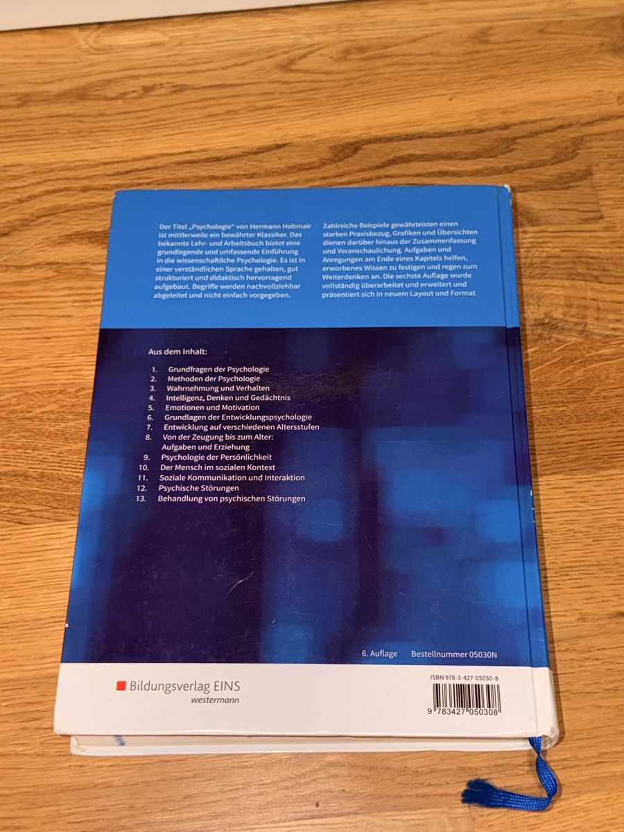 Libri: Hobmar Psychologie  – Usato da Rheinfelden venduto da Maexi_sh 2