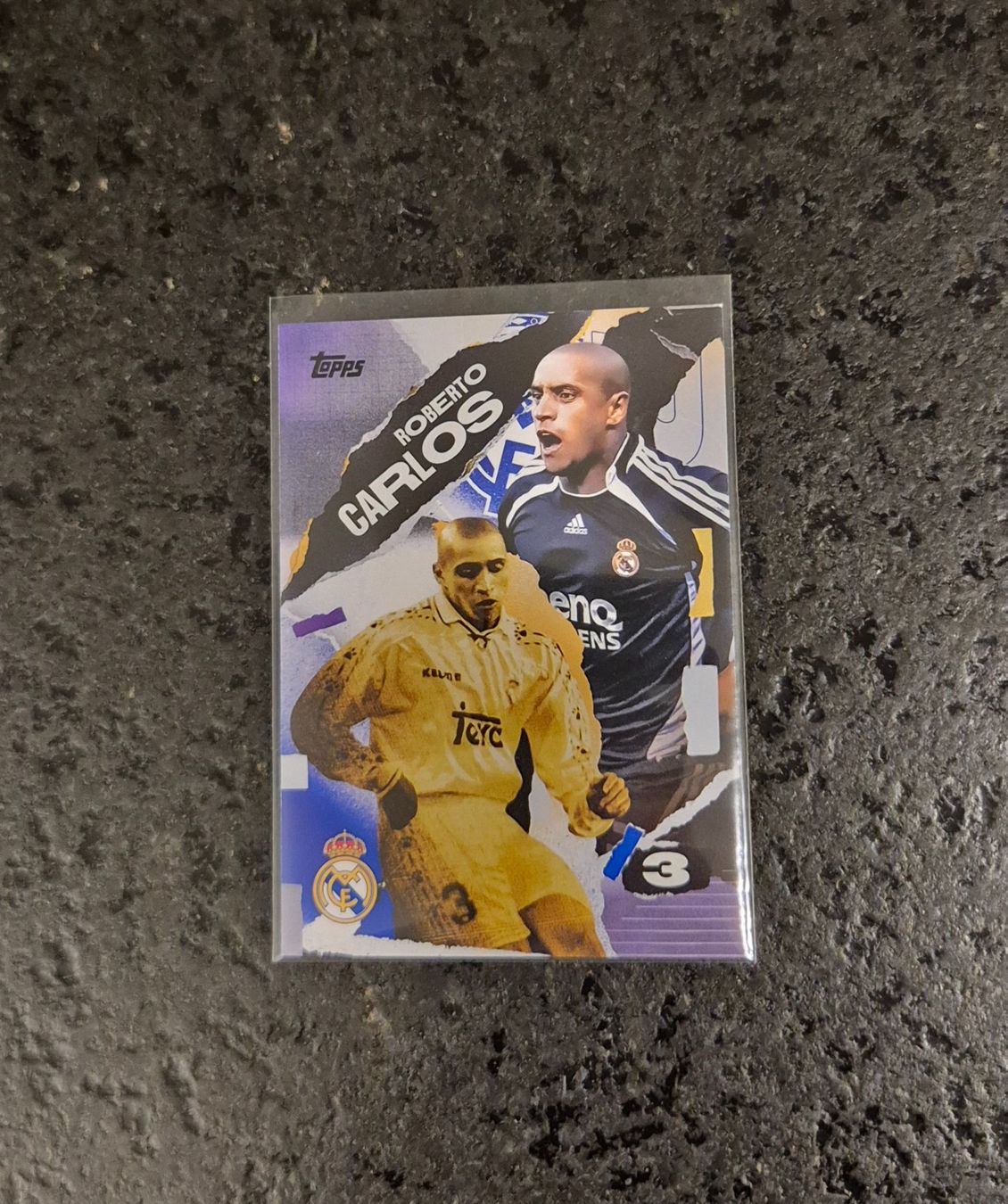 Topps Carte collezionabili: Roberto Carlos - Real Madrid - Topps – Nuovo (secondo la descrizione) da Burg AG venduto da Danoe