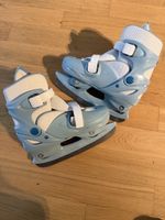 Kinder Eislaufschuhe verstellbar blau Grösse 30-33