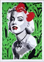 Death NYC Ltd Ed Pop Art Druck " Vuitton Marilyn Monroe