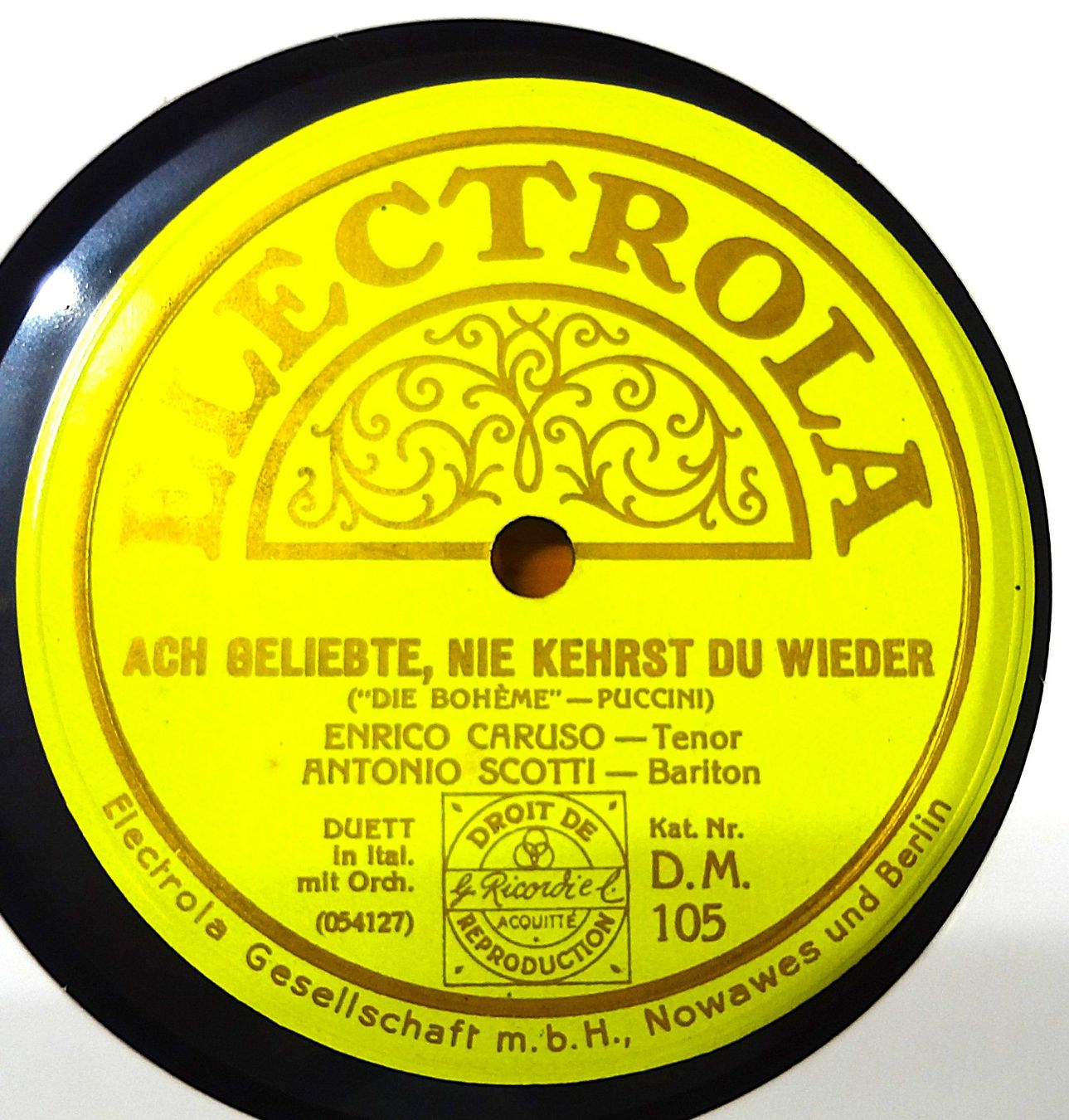 Schallplatten: Enrico Caruso, Konvolut mit 50 Schellackplatten – Gebraucht aus Hemishofen von Phonomandy 7