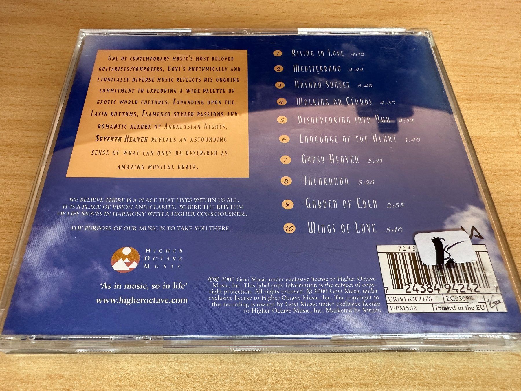 CD: Govi – Seventh Heaven – Usato da Rikon im Tösstal venduto da Alpenmutz 1