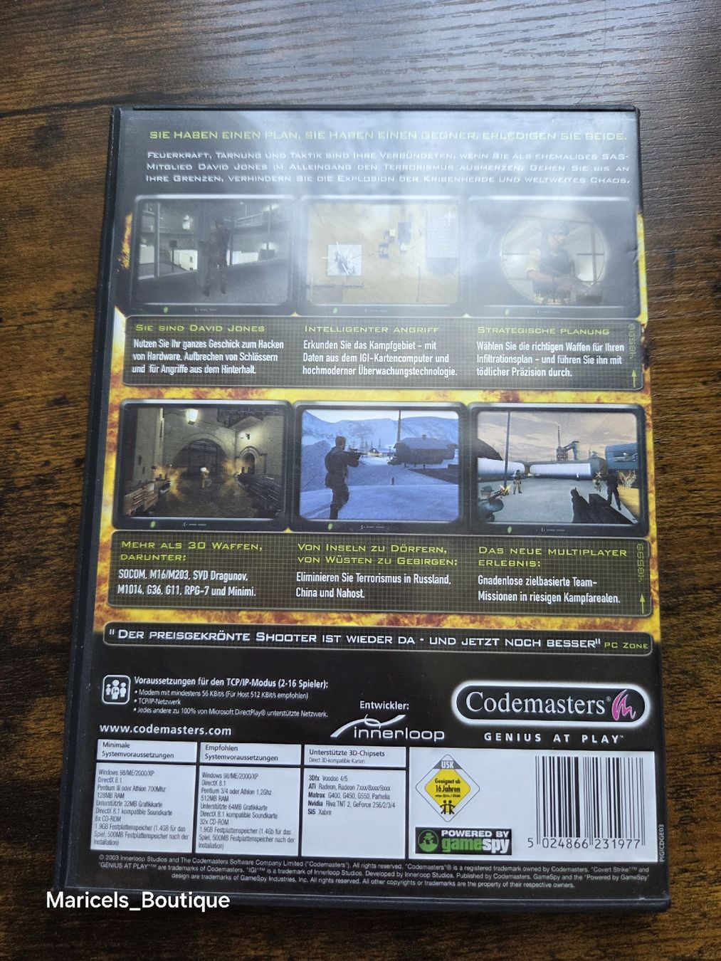 Giochi: IGI 2 Covert Strike PC Game Complete Edition Used – Usato da Winterthur venduto da Maricels_Boutique 1