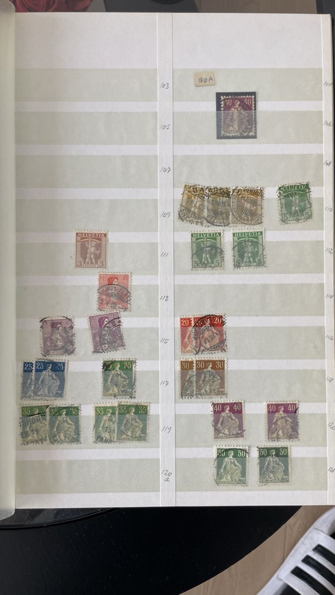 Tutti i francobolli: Sammlung Schweiz */0 Album – Usato da Muri AG venduto da Briefmarke-Schweiz 1