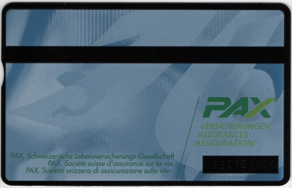 Cartes de téléphone: 5 CHF PAX Forum - seltene Kunden Taxcard – Neuf (Voir description) à Eglisau par Chperfins 1