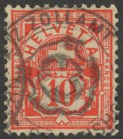 CH - Ziffermuster - Zst. Nr. 61B - Zollstempel