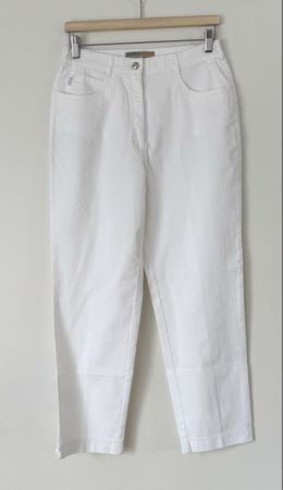 Zerres Damen Hose weiss Gr. 38 kurz / 19 - Comfort-N - 7/8 