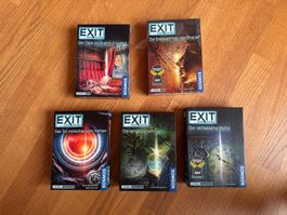Exit Das Spiel 5 Stück  4 offen aber spielbar 1 neu