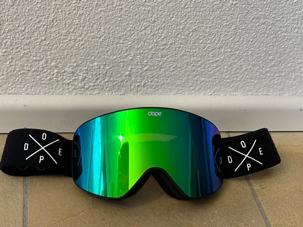 Dope Sight 2021 Ski Goggles Men Black/Champagne Mirror