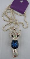 Edle - FUCHS - Halskette mit Glitzersteinchen - LIQUIDATION