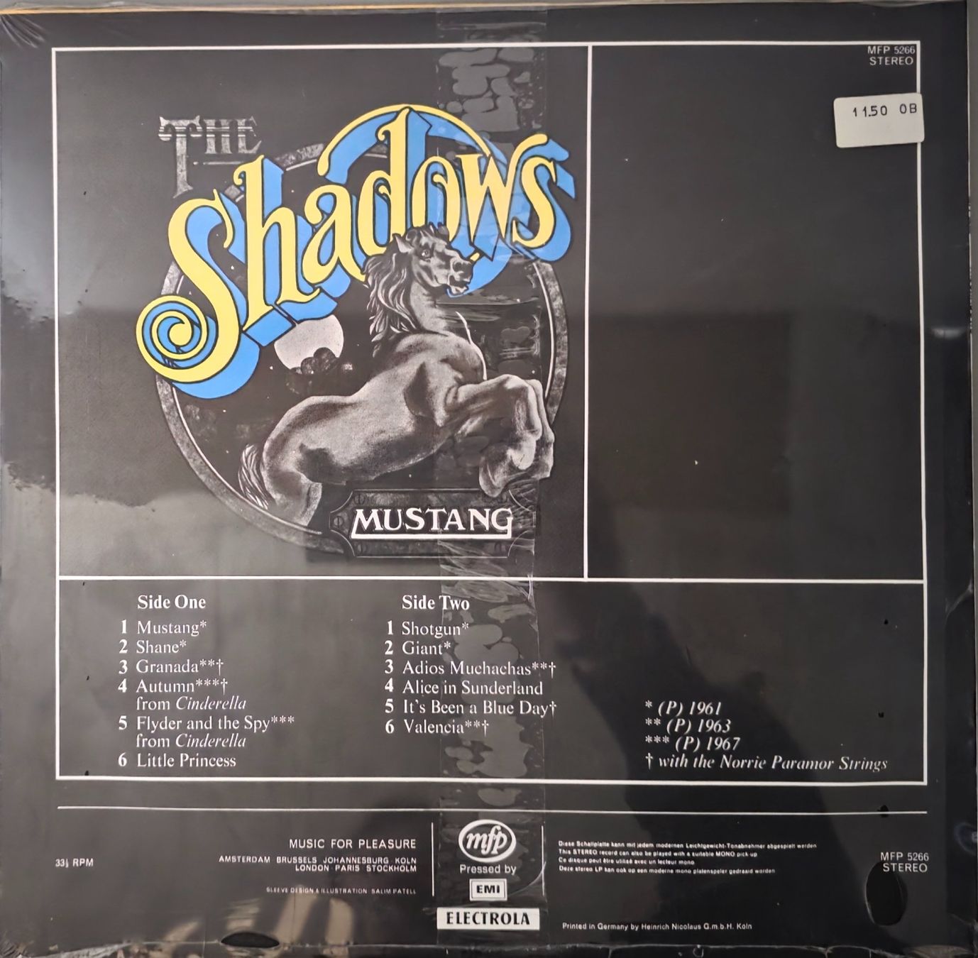 Schallplatten: The Shadows LP – Mustang – Neu und originalverpackt aus Root von atelier22 1