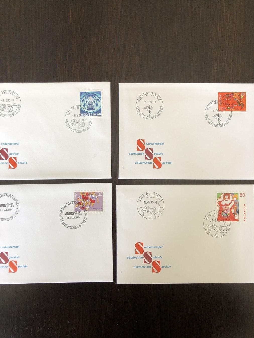 Tutti i francobolli: diverse Sonderstempel – Usato da Horw venduto da Luki49