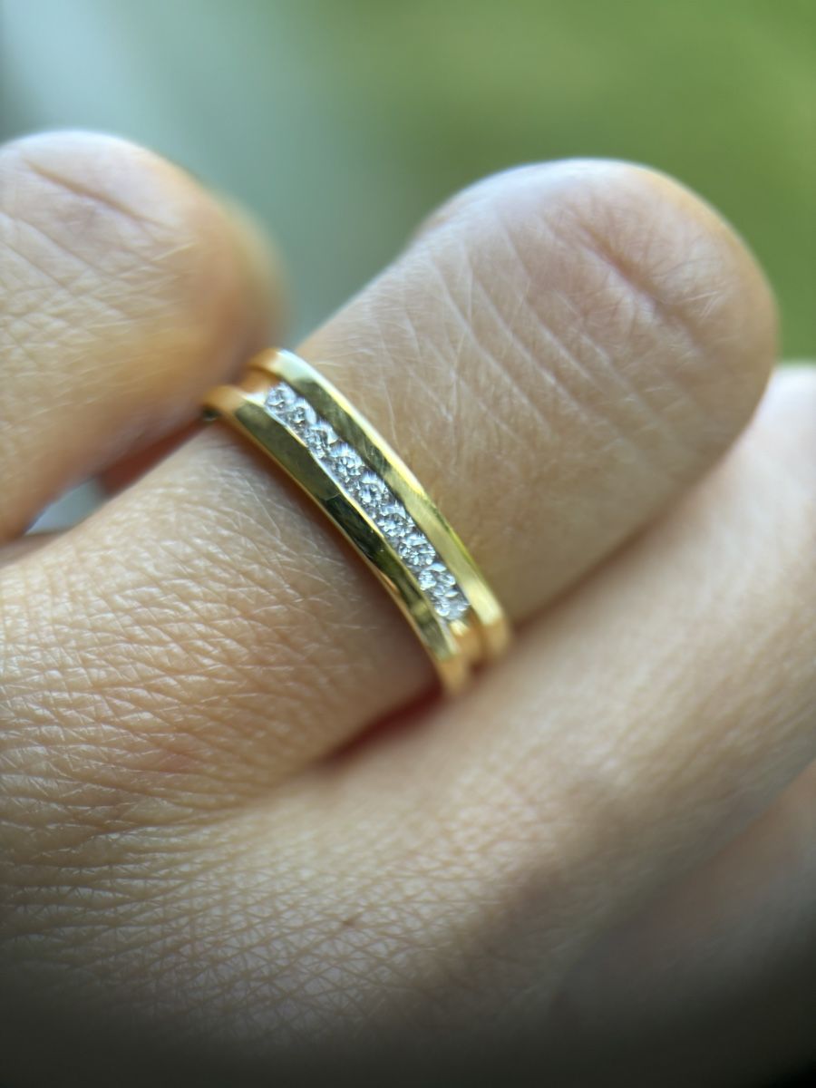 Anelli: Diamond 💍 yellow gold 18k – Nuovo e nell'imballaggio originale da Rapperswil SG venduto da Gemstonebyyo