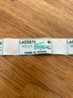 Markenetikett "Lacoste" zum Nähen für Kleider