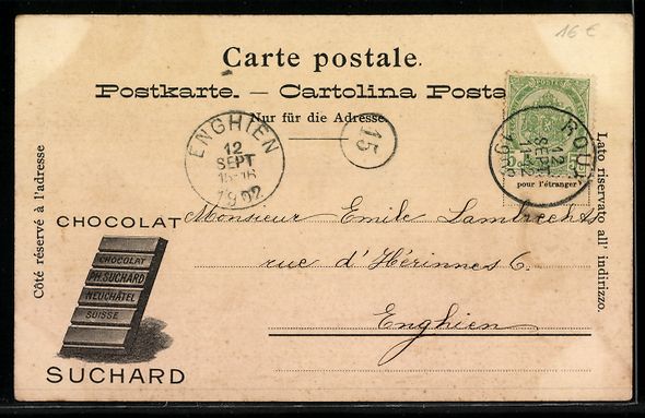 Cartoline postali: Litho Geneve, Teilansicht mit Uferblick  – Usato da Berlin venduto da bartko-reher 1
