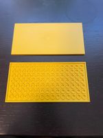 LEGO 2x Tile 8x16 gelb (yellow) NEU