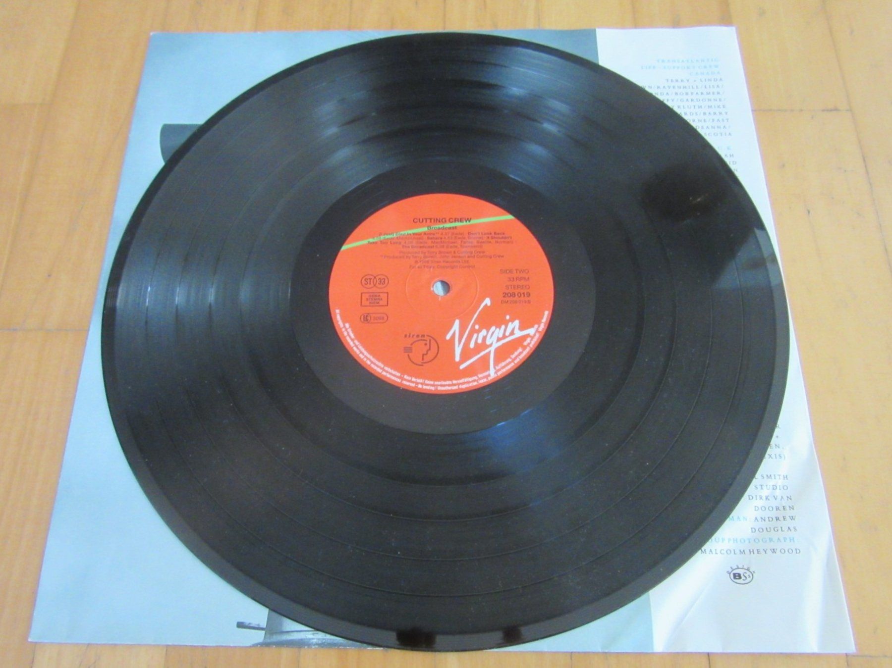 Dischi in vinile: Langspielplatte "CUTTING CREW" - BROADCAST – Usato da Degersheim venduto da Tforelle 6