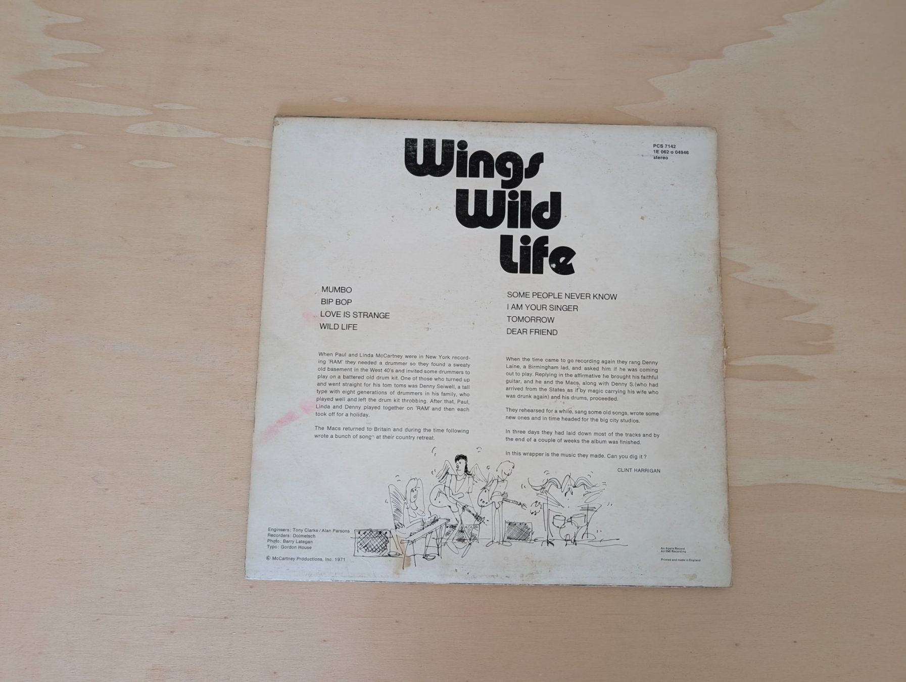 Dischi in vinile: Wings – Wild Life  UK 71 – Usato da Ebikon venduto da kisuM 1