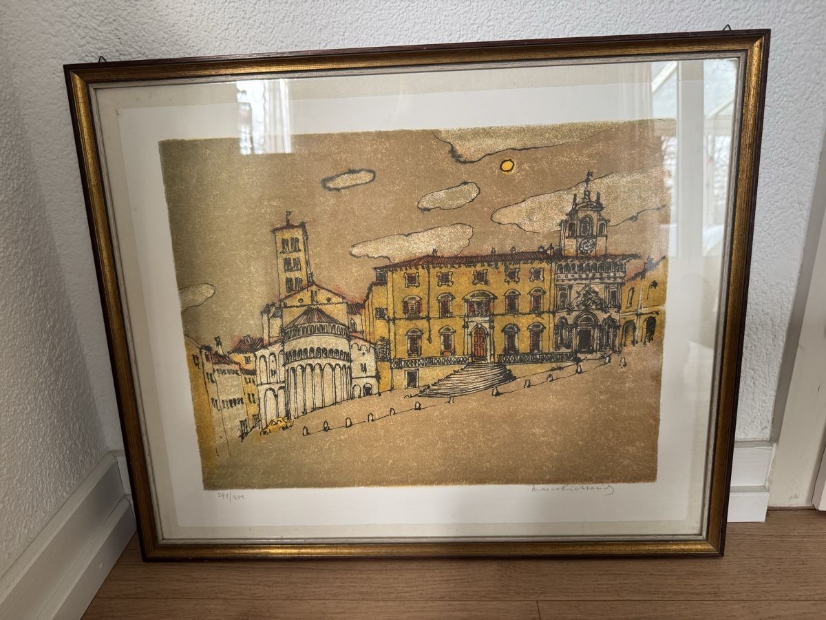 Grafiken & Lithographien: Bild, gerahmt von Marco Richterich – Gebraucht aus Binningen von Caudiamima