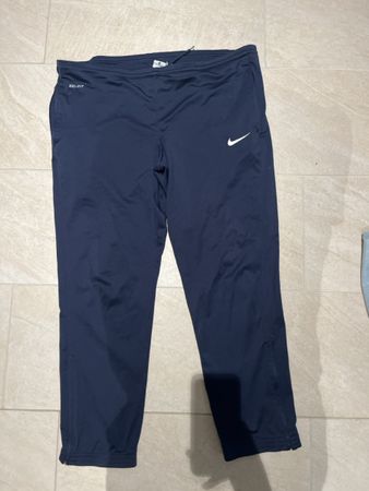 Nike Dri-Fit Trousers Navy Blue Size L Good Condition
