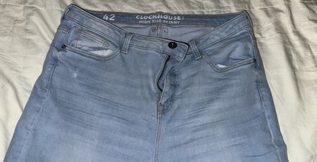 Clockhouse Jeans, High Rise & Skinny, Grösse 42, Top!