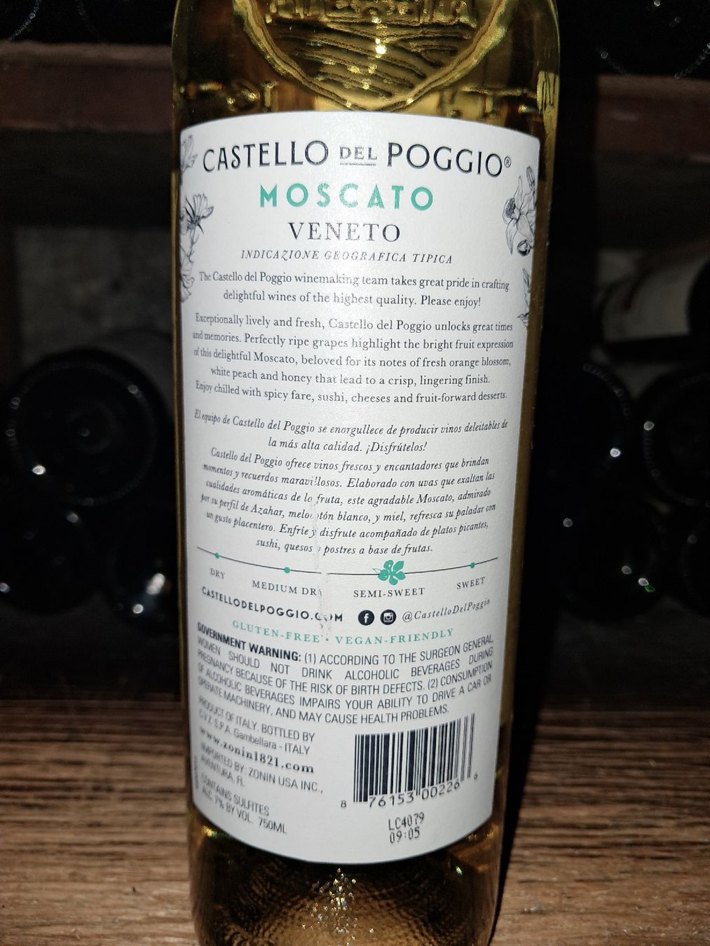 Vino: Castello del Poggio Moscato – Nuovo e nell'imballaggio originale da Le locle venduto da juliensaran 3