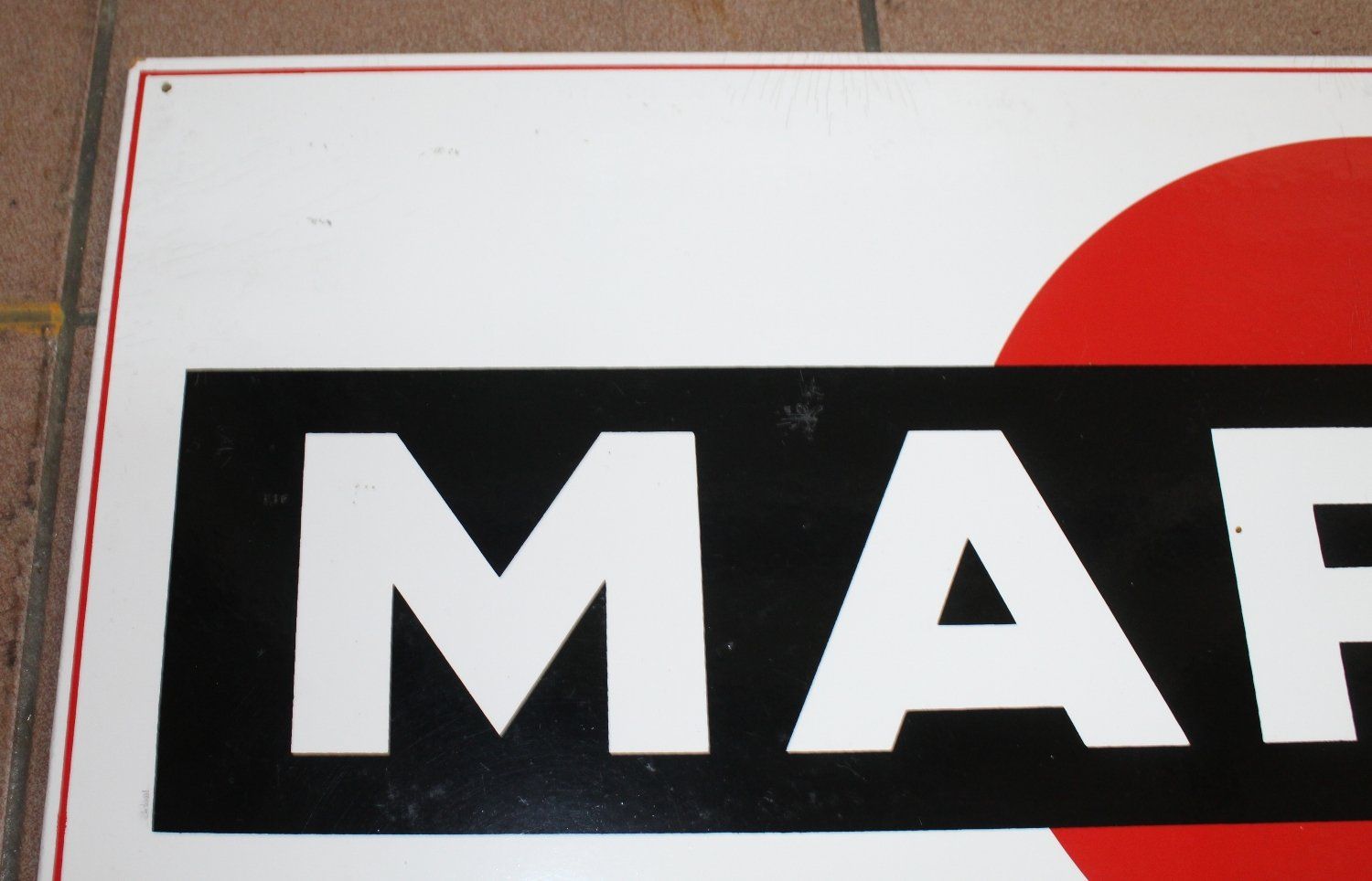 Martini Schilder: MARTINI  Pavatex-Reklameschild 50s – Gebraucht aus Lüchingen von Aw67 1