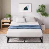 Metallbett 140 x 200 cm – Stahl-Plattformbett  ohne Matratze