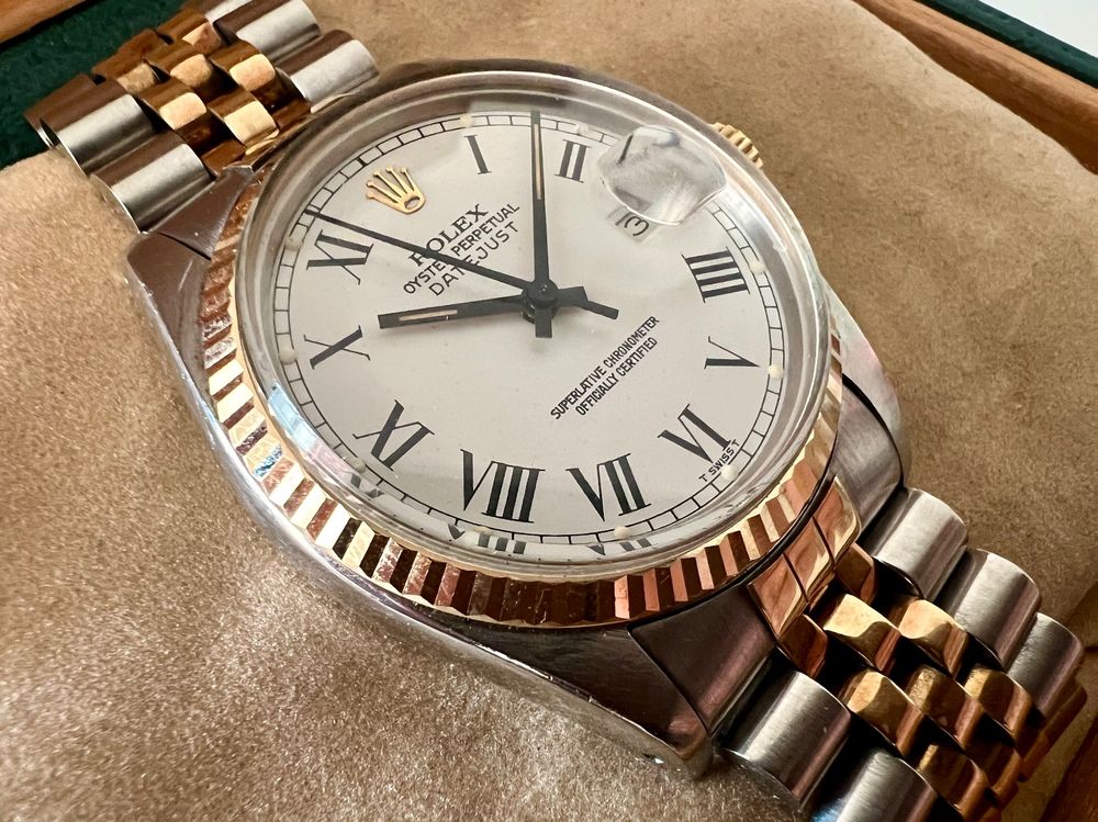 Rolex Orologi: ROLEX Datejust 36, 16013, Automatic, Steel-Gold, Box&papers – Usato da Le Mont-sur-Lausanne venduto da LycaGallery 3