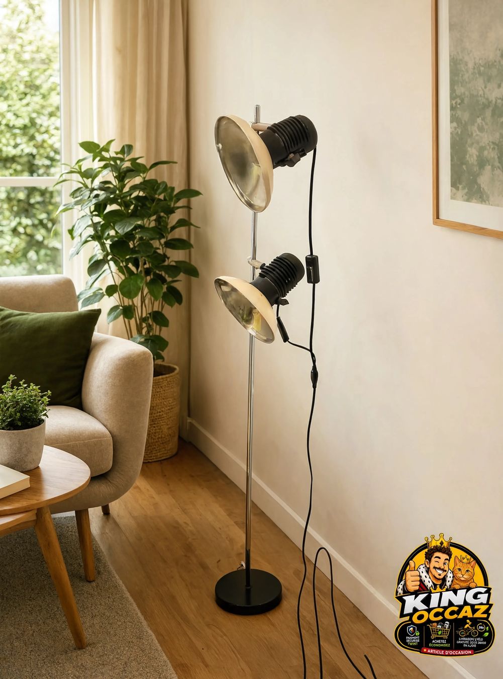 Lampen: Lampadaire vintage – Gebraucht aus Bienne von Daniel_Schader